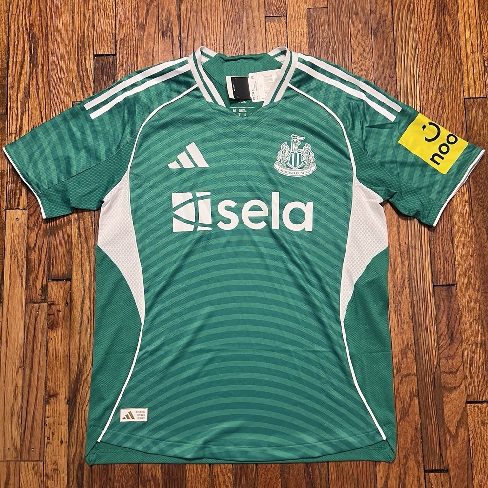 Adidas Newcastle United NUFC Away Jersey Men's Medium NWT $150 Sela Green